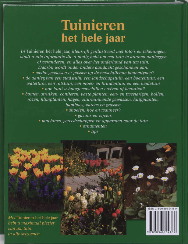 Achterkant van Tuinieren het hele jaar