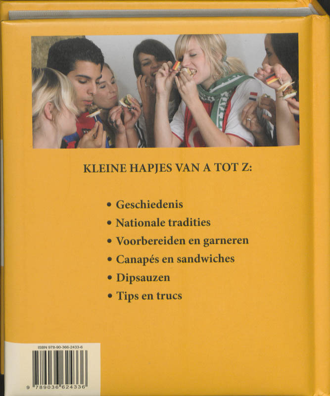 Achterkant van Dumonts kleine Tapas lexicon