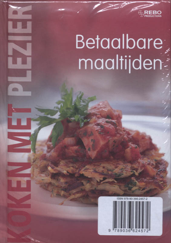 Achterkant van Betaalbare maaltijden set 3 ex
