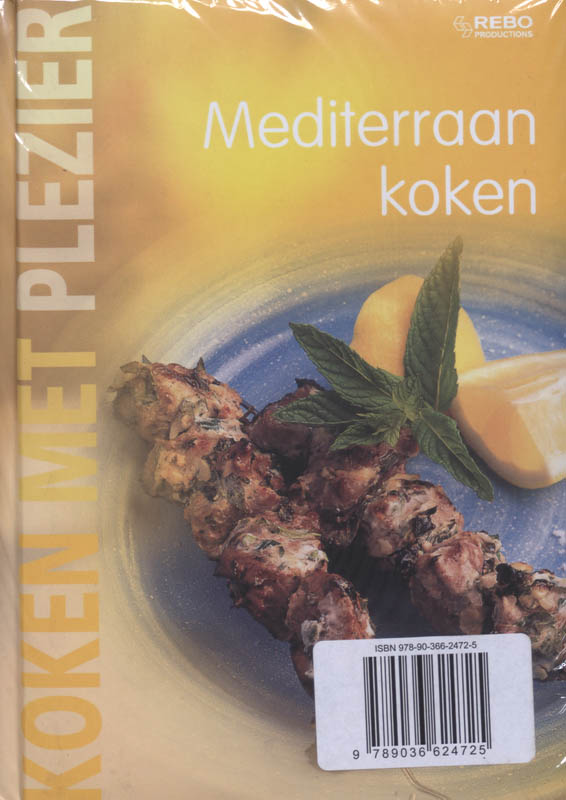 Achterkant van Mediterraan koken set 3 ex