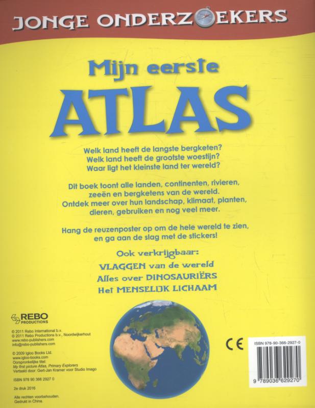 Achterkant van Mijn eerste Atlas