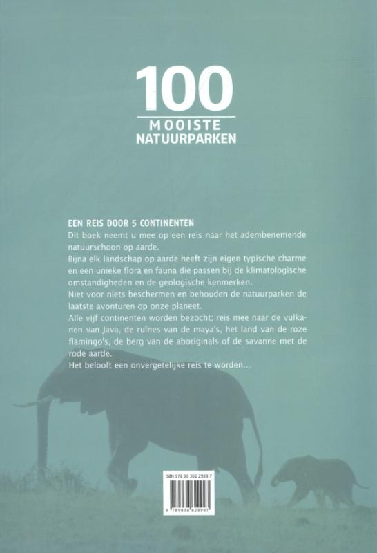 Achterkant van 100 Mooiste natuurparken