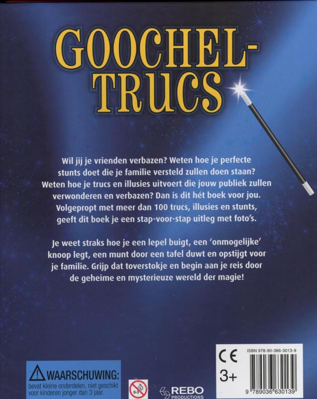 Achterkant van Goocheltrucs