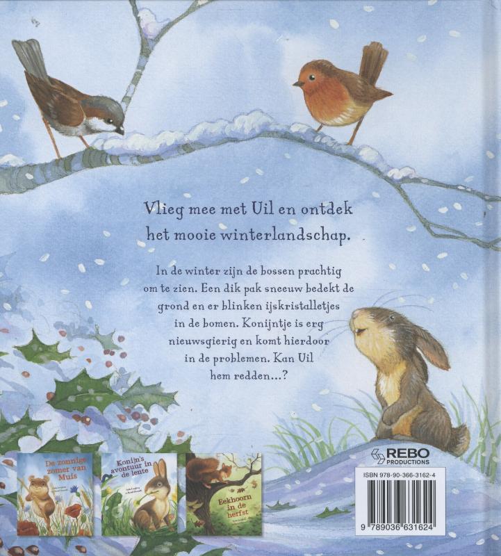 Achterkant van De winter van Uil