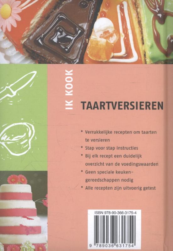 Achterkant van Taartversieren