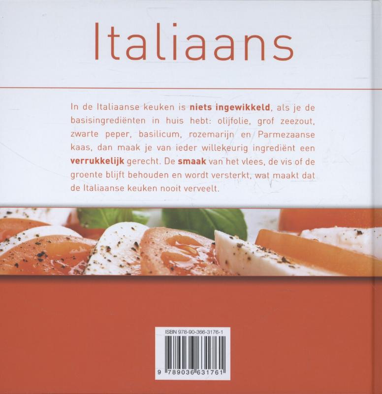 Achterkant van Italiaans