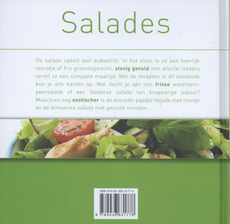Achterkant van Salades