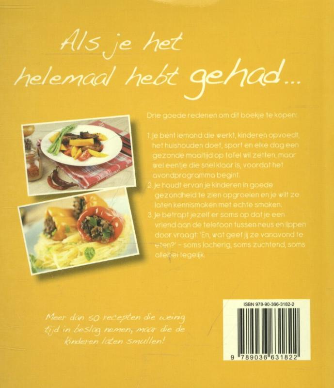 Achterkant van Als je het helemaal hebt gehad