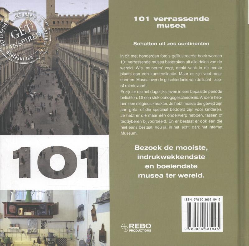 Achterkant van 101 musea