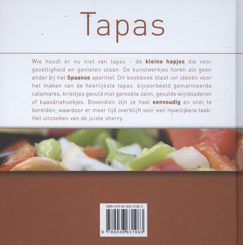 Achterkant van Tapas