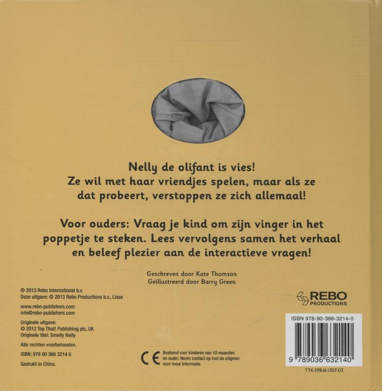 Achterkant van Vieze Nelly