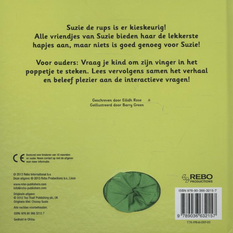 Achterkant van Kieskeurige Suzie