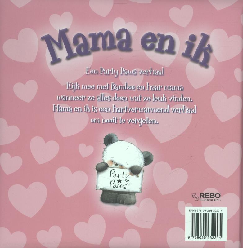 Achterkant van Mama en ik