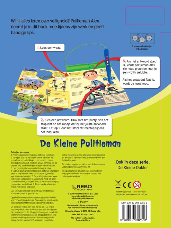 Achterkant van De kleine politieman