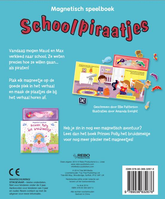 Achterkant van Ahoy landrotten! hier zijn de schoolpiraatjes