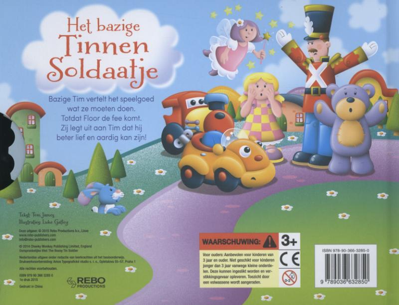 Achterkant van Het bazige Tinnen Soldaatje