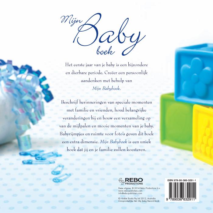 Achterkant van Mijn babyboek