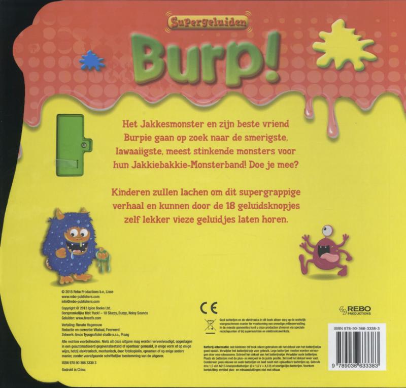 Achterkant van Burp!