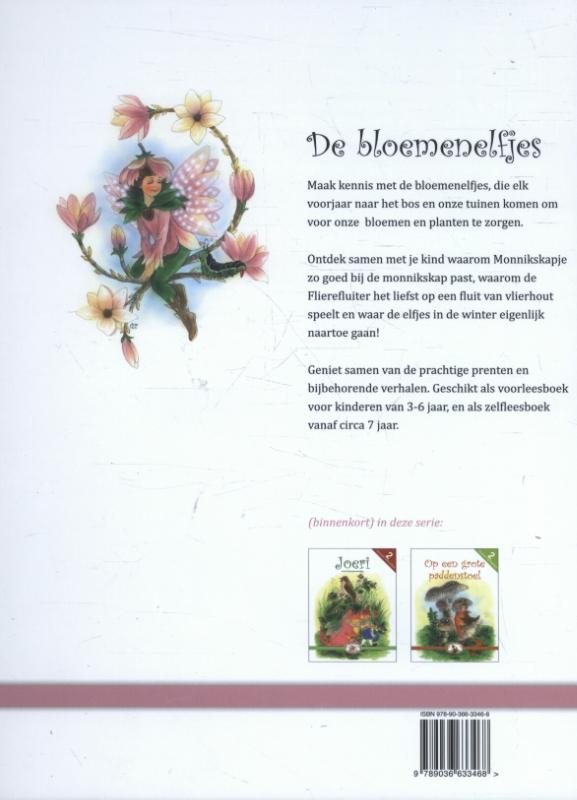 Achterkant van De bloemenelfjes