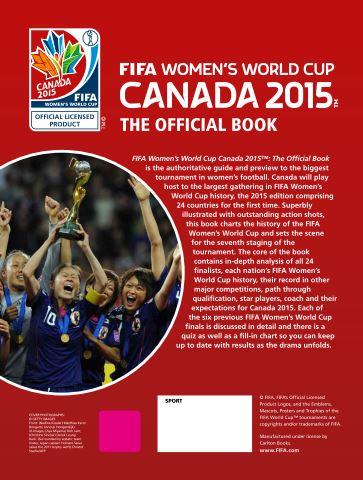 Achterkant van FIFA women's worldcup Canada 2015
