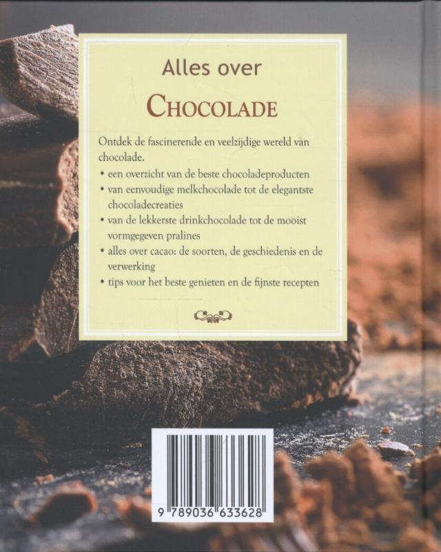 Achterkant van Alles over Chocolade