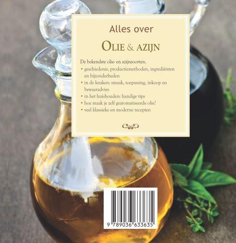 Achterkant van Alles over olie & azijn