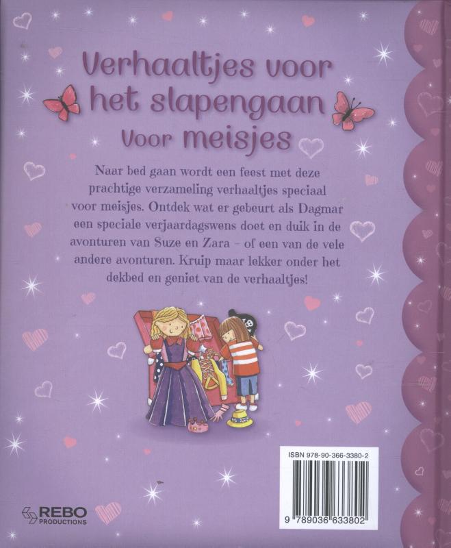 Achterkant van Verhaaltjes voor het slapengaan voor meisjes