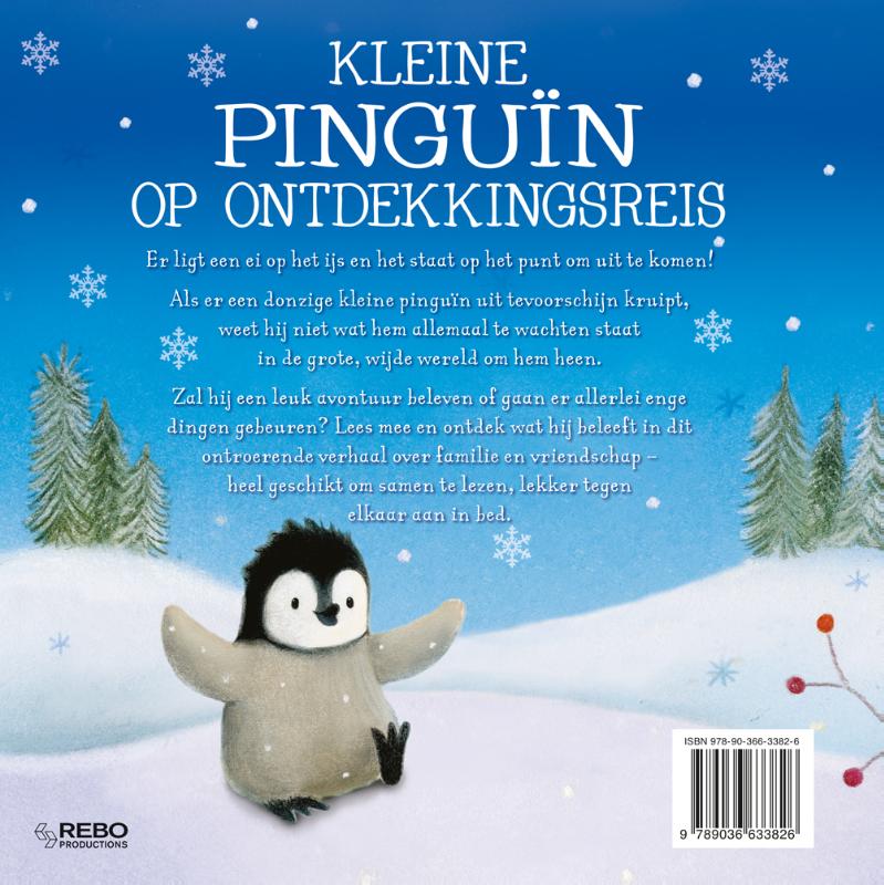 Achterkant van Kleine pinguïn op ontdekkingsreis