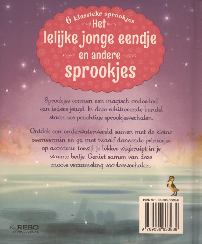 Achterkant van Het lelijke jonge eendje en andere sprookjes