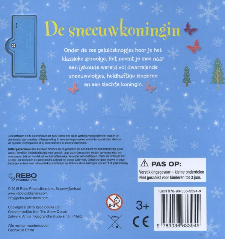 Achterkant van De sneeuwkoningin