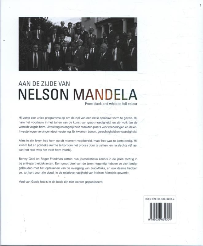 Achterkant van Aan de zijde van Nelson Mandela