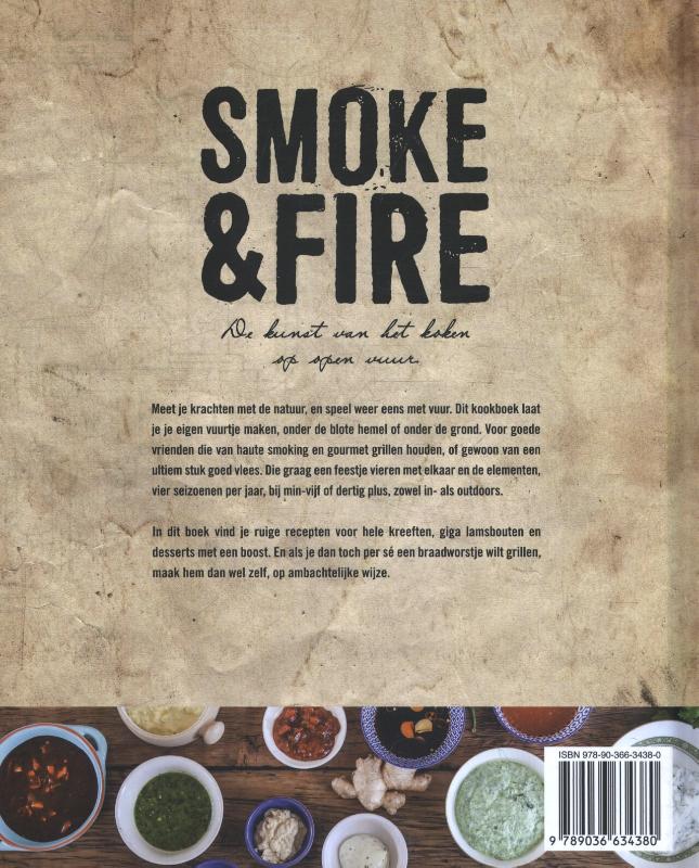 Achterkant van Smoke & fire