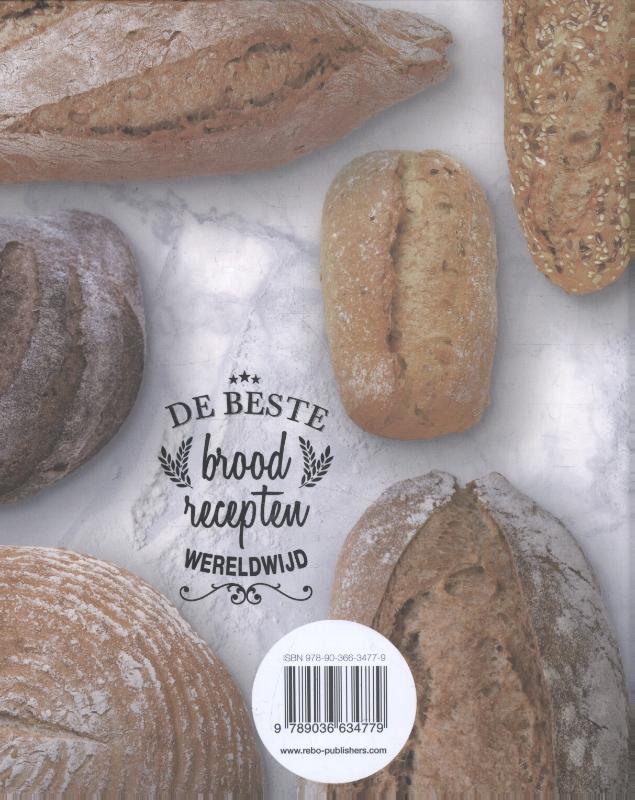 Achterkant van De beste broodrecepten wereldwijd
