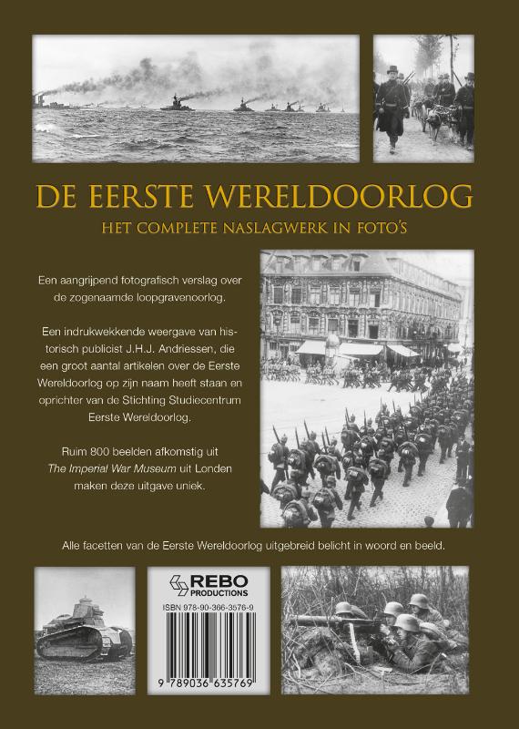 Achterkant van De eerste wereldoorlog