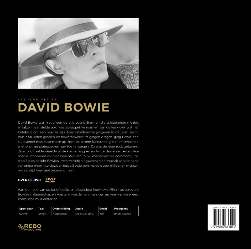 Achterkant van David Bowie