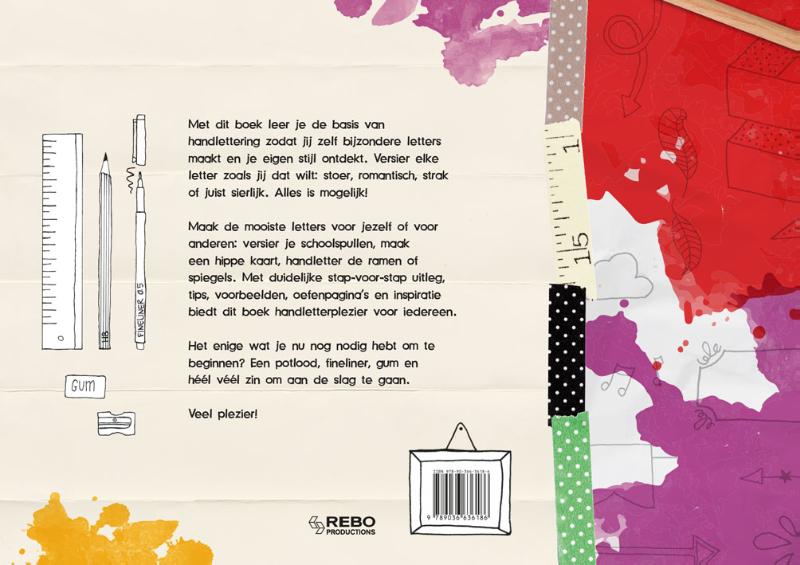 Achterkant van Handlettering voor kinderen