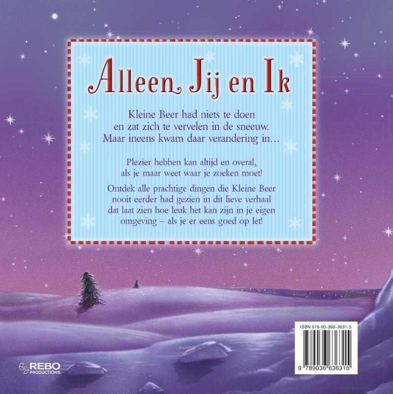 Achterkant van Alleen jij en ik