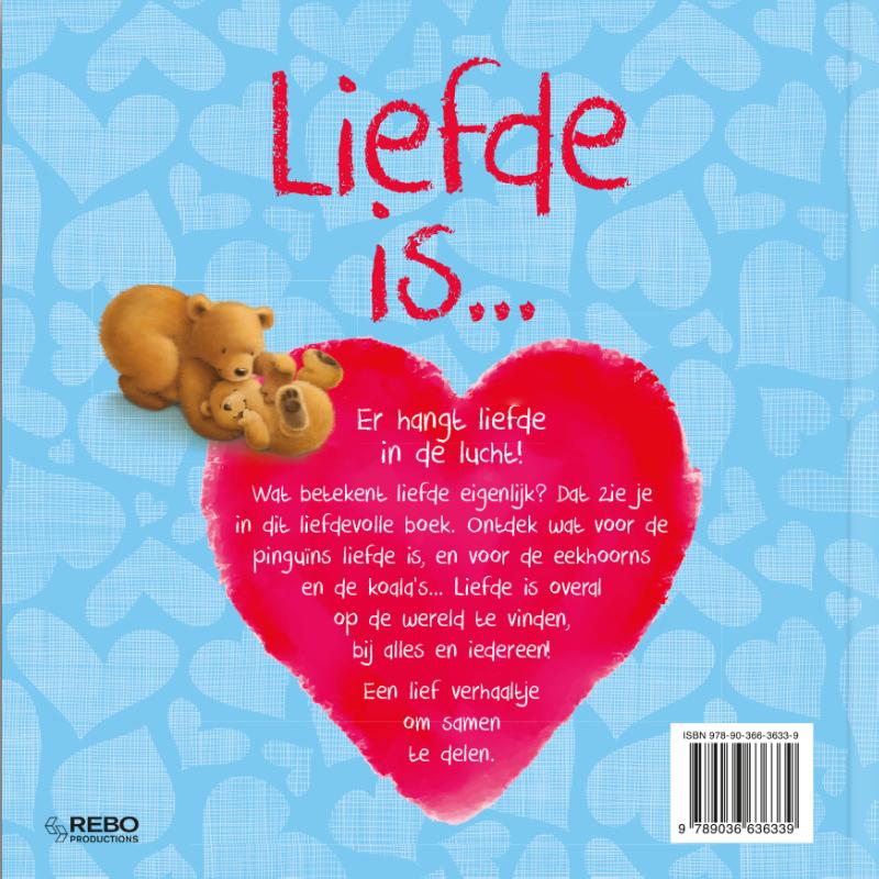 Achterkant van Liefde is ....