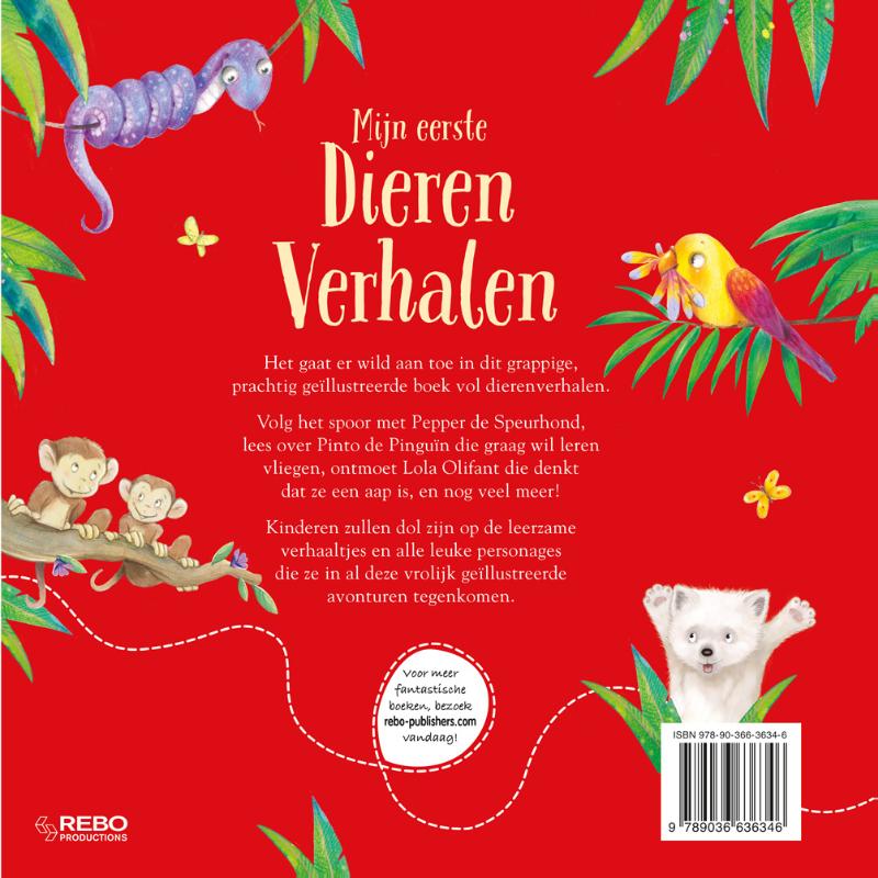 Achterkant van Mijn eerste Dieren Verhalen