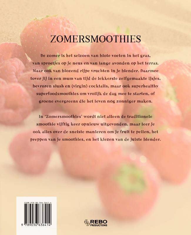 Achterkant van Zomersmoothies