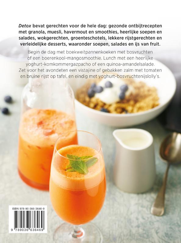 Achterkant van Culinary Notebooks Detox