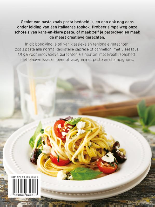 Achterkant van Culinary notebooks Pasta