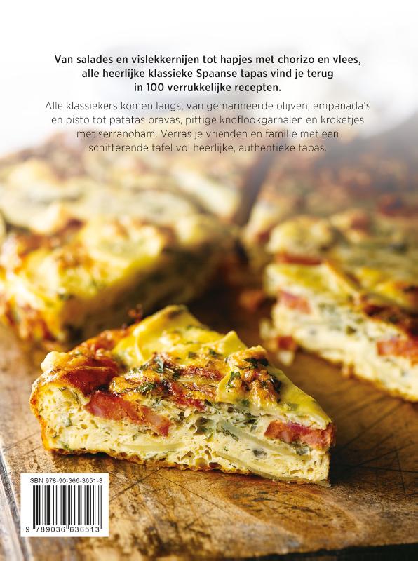 Achterkant van Culinary Notebooks Tapas