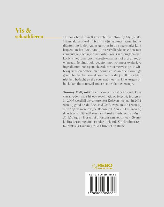 Achterkant van Myllymäki Vis & schaaldieren
