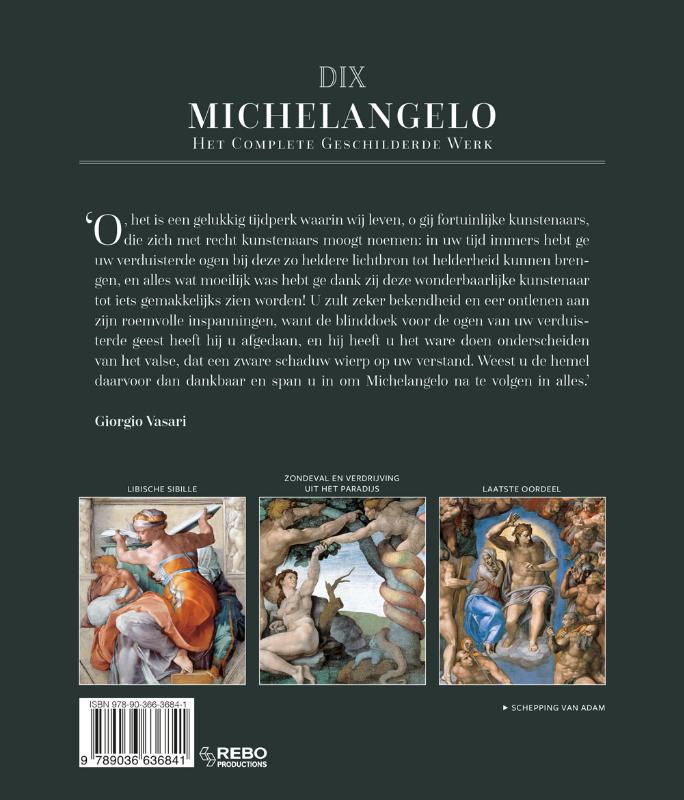 Achterkant van Michelangelo