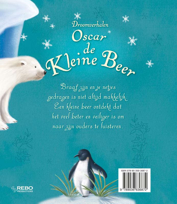 Achterkant van Oscar de Kleine Beer