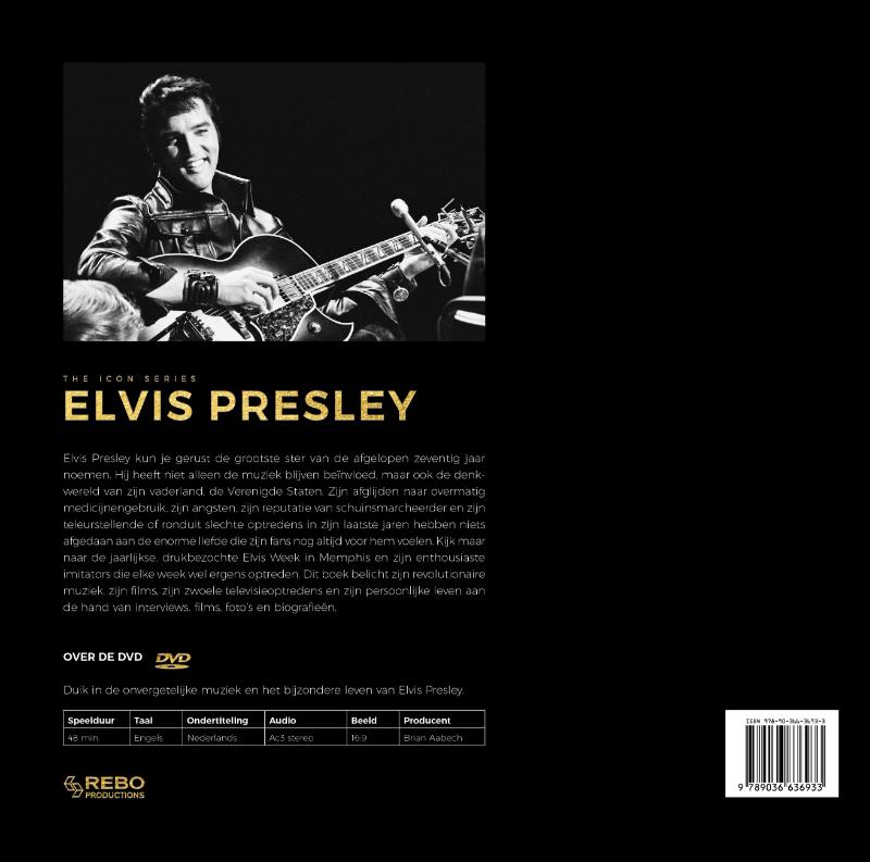 Achterkant van Elvis Presley