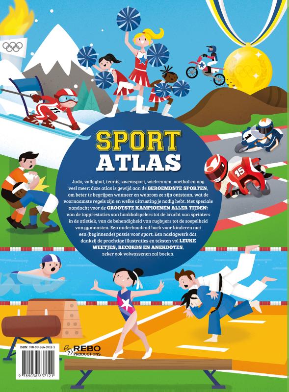 Achterkant van Sportatlas