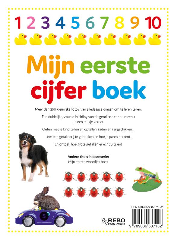 Achterkant van Mijn eerste cijfer boek