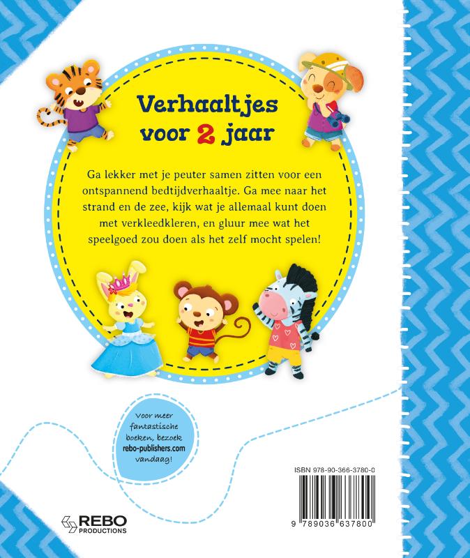 Achterkant van Verhaaltjes voor 2 jaar